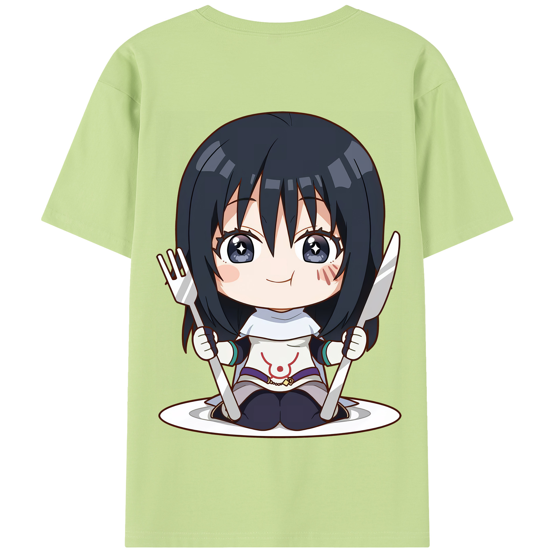 （画像用） 転スラ Regarding Reincarnated to Slime 綿100％半袖Tシャツ（背面プリント）